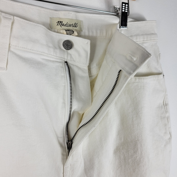 New Madewell Perfect Vintage Crop Distressed High Waist Button Fly Jeans - Picture 6 of 12